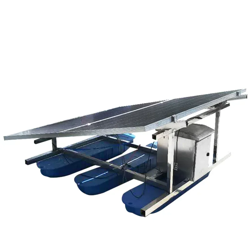 Hot sale 2021 solar paddle wheel pond aerator for shrimp fish farming image 4