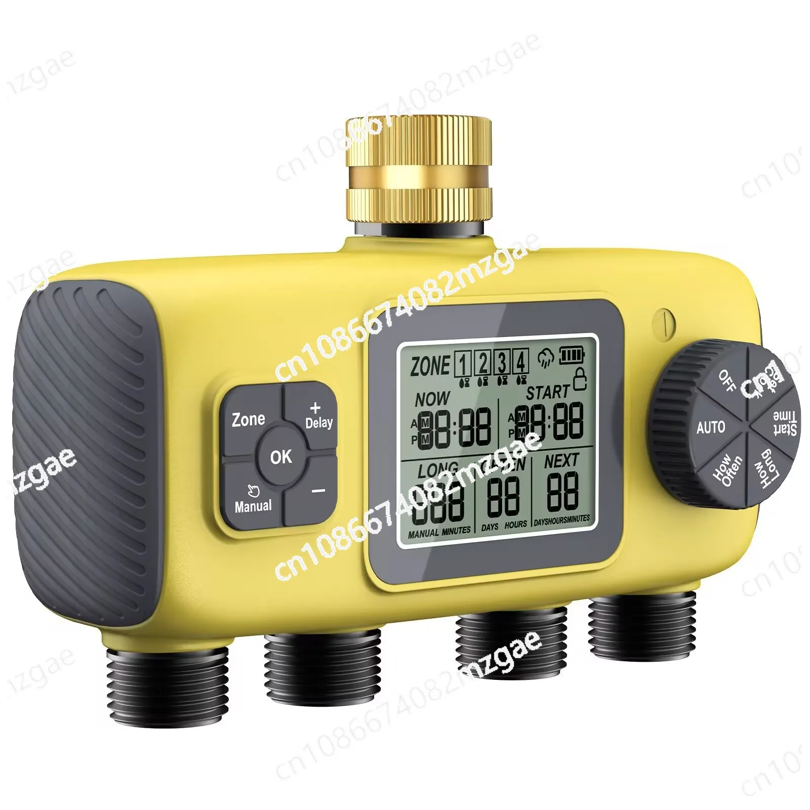 

Четырехходовой таймер полива, интеллектуальный контроллер сада во дворе