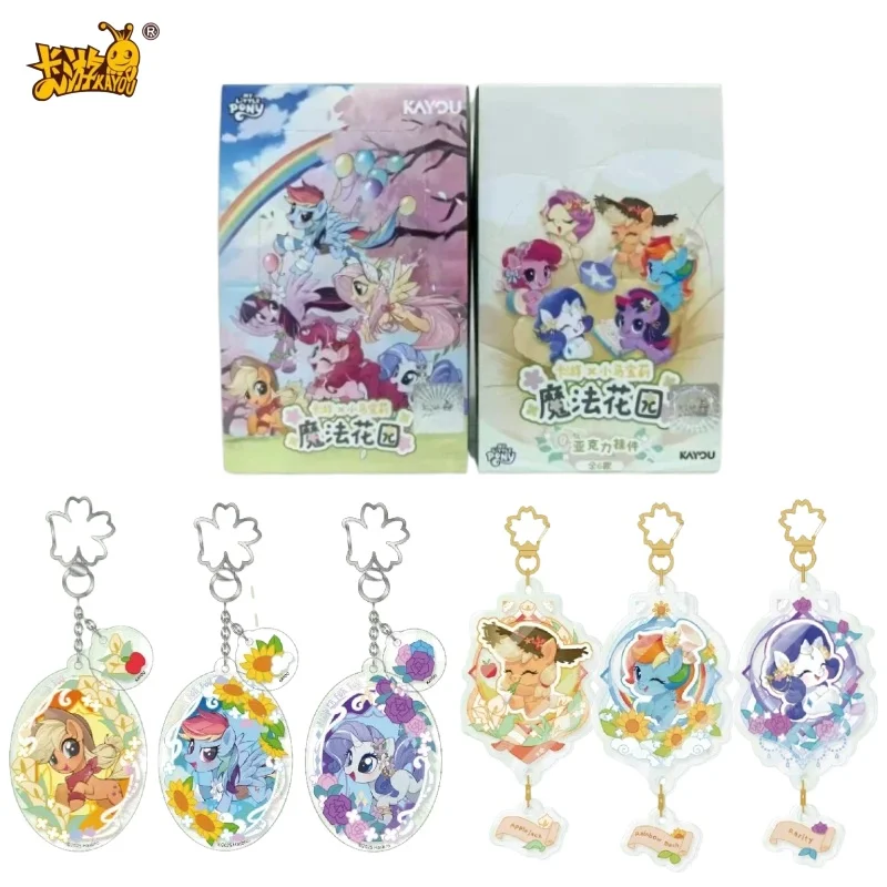 

Оригинальный акриловый брелок KAYOU из серии «Мой маленький пони: Волшебный сад», коллекционная игрушка-подвеска по мотивам мультфильмов и аниме, подарок для детей