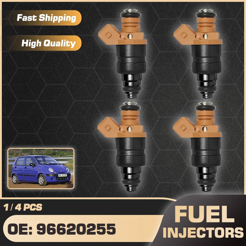 

For Chevrolet Chevytaxi Joy Matiz Spark Taxi Daewoo Matiz Classic FSO Matiz Matiz G2 Pontiac Matiz 2005-2011 Car Fuel Injectors