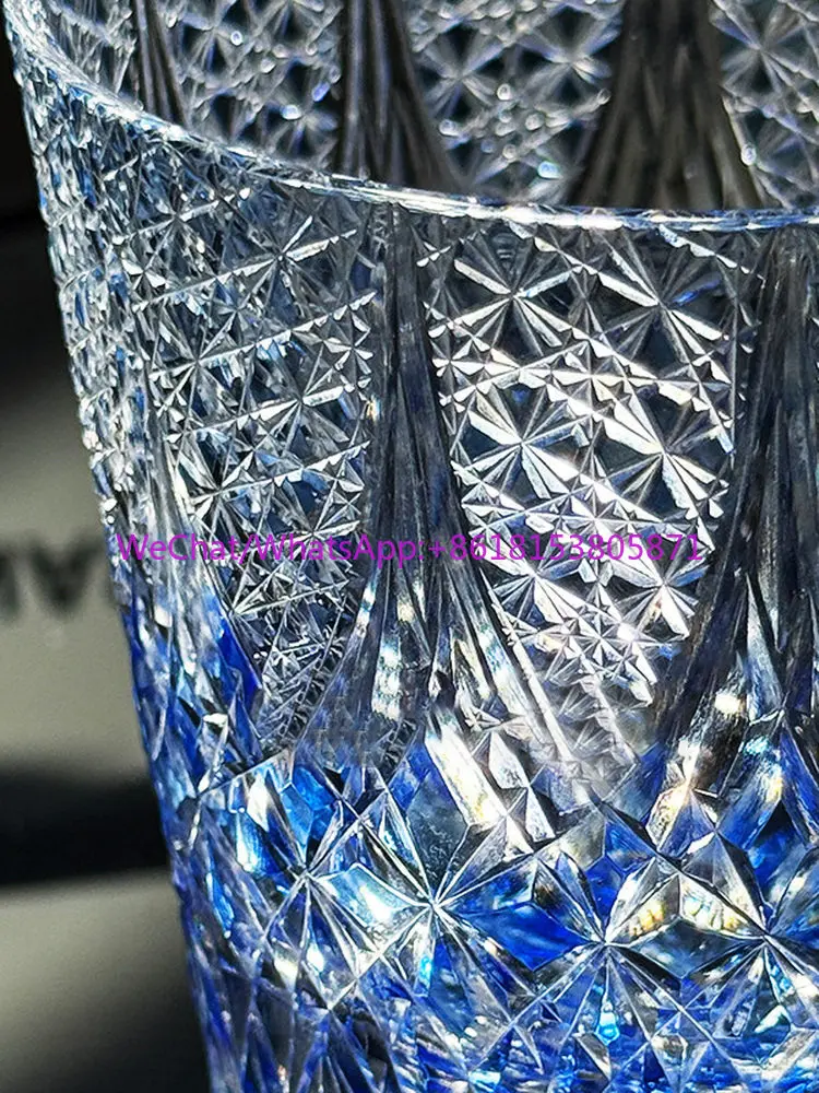 Yongyao Star Whisky Cup Handmade Engraved Crystal Cup High-end Gift Box Gift