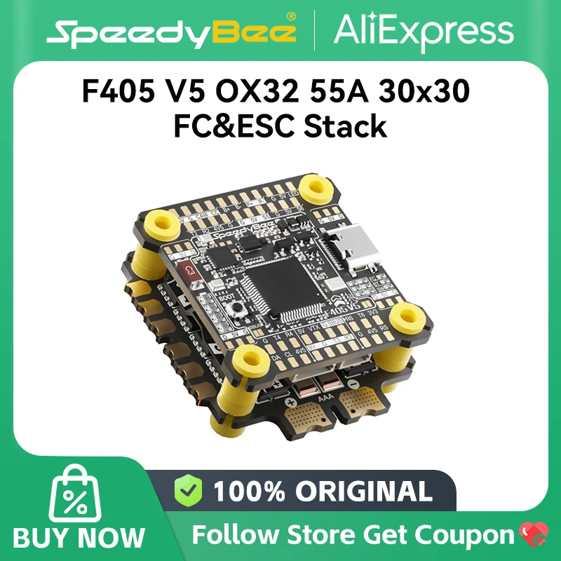 Speedybee F405 V5 Stack BLS 55A 4-in-1 ESC&FC iNAV Betaflight Configure ...