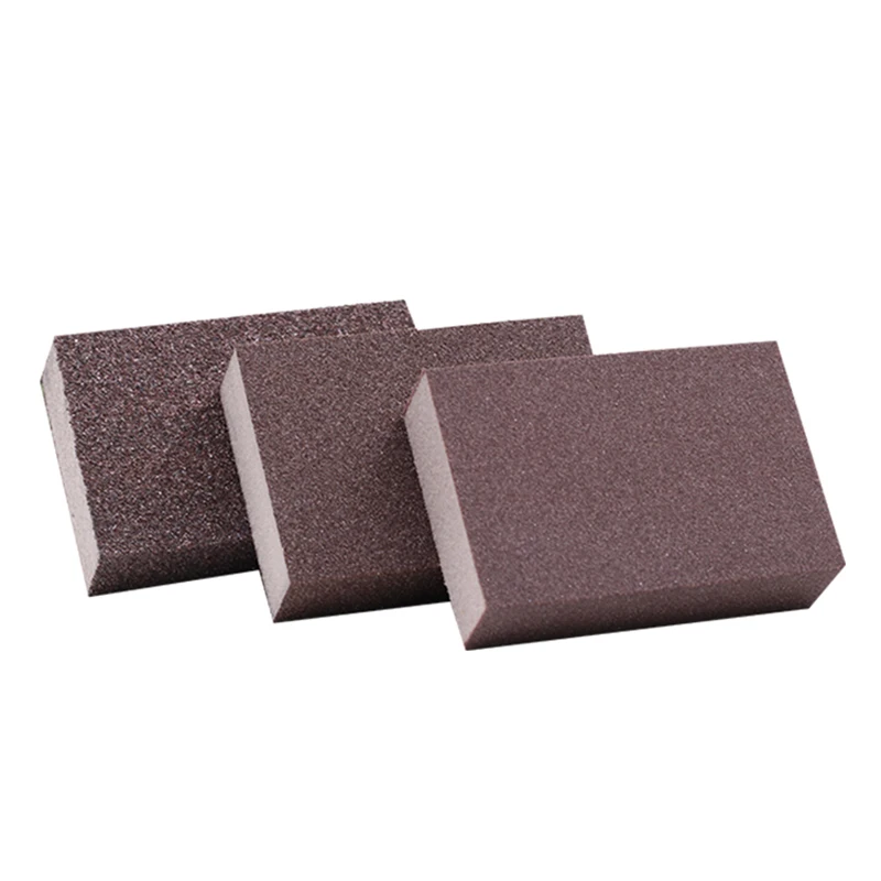 Polishing Sanding Sponges Sanding Blocks Sponge Sands Block Polishing Wood Furniture Metal Derusting Sandpaper Washable