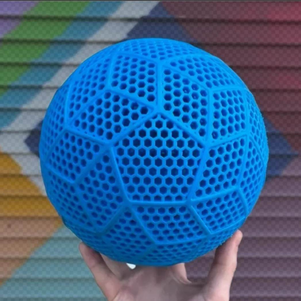 1.75mm 3D Printed Airless Ball Noise Reduction Basketball for Children