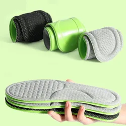 Nano Deodorization Insoles for Shoes Sweat-Absorbing Breathable Insole for Feet Growing Sole Sponge Massage Sport Shoe Inserts