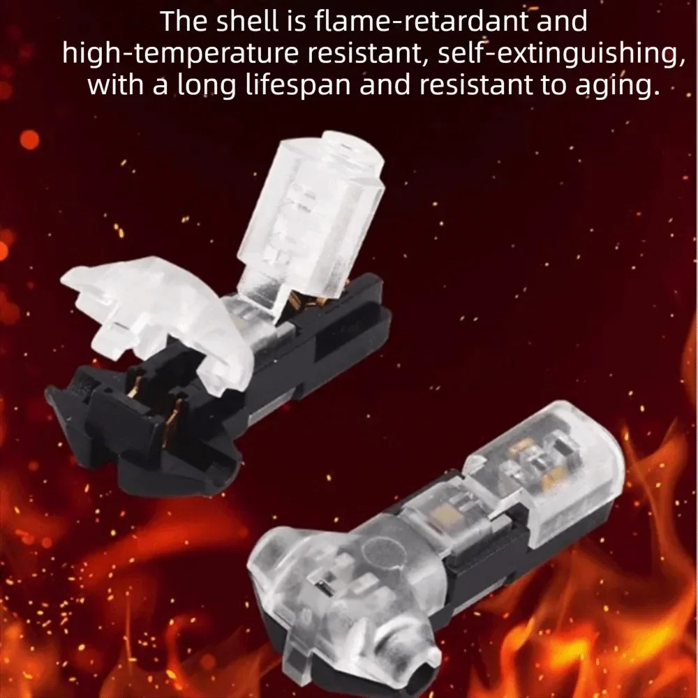 Wire and Cable Snap-In Connectors 2 Pin Way Cable Plug Waterproof Car Electric Wire Snap Connectors Strip Terminal Connection view 2