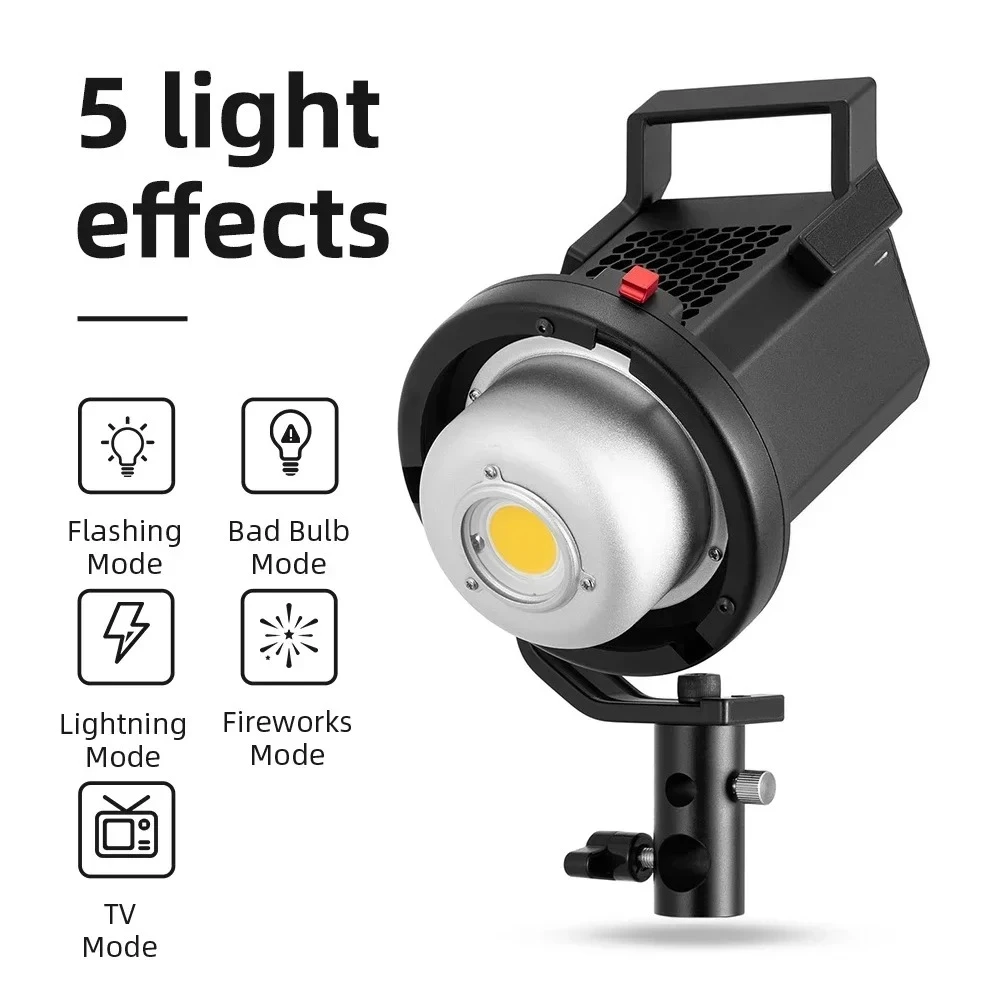 Gold SellerAMBITFUL FL80 80W 5600K LED Video Light Version 2 Daylight Balanced CRI96 TLCI 95+ 5 Pre-Programmed Lighting Effec