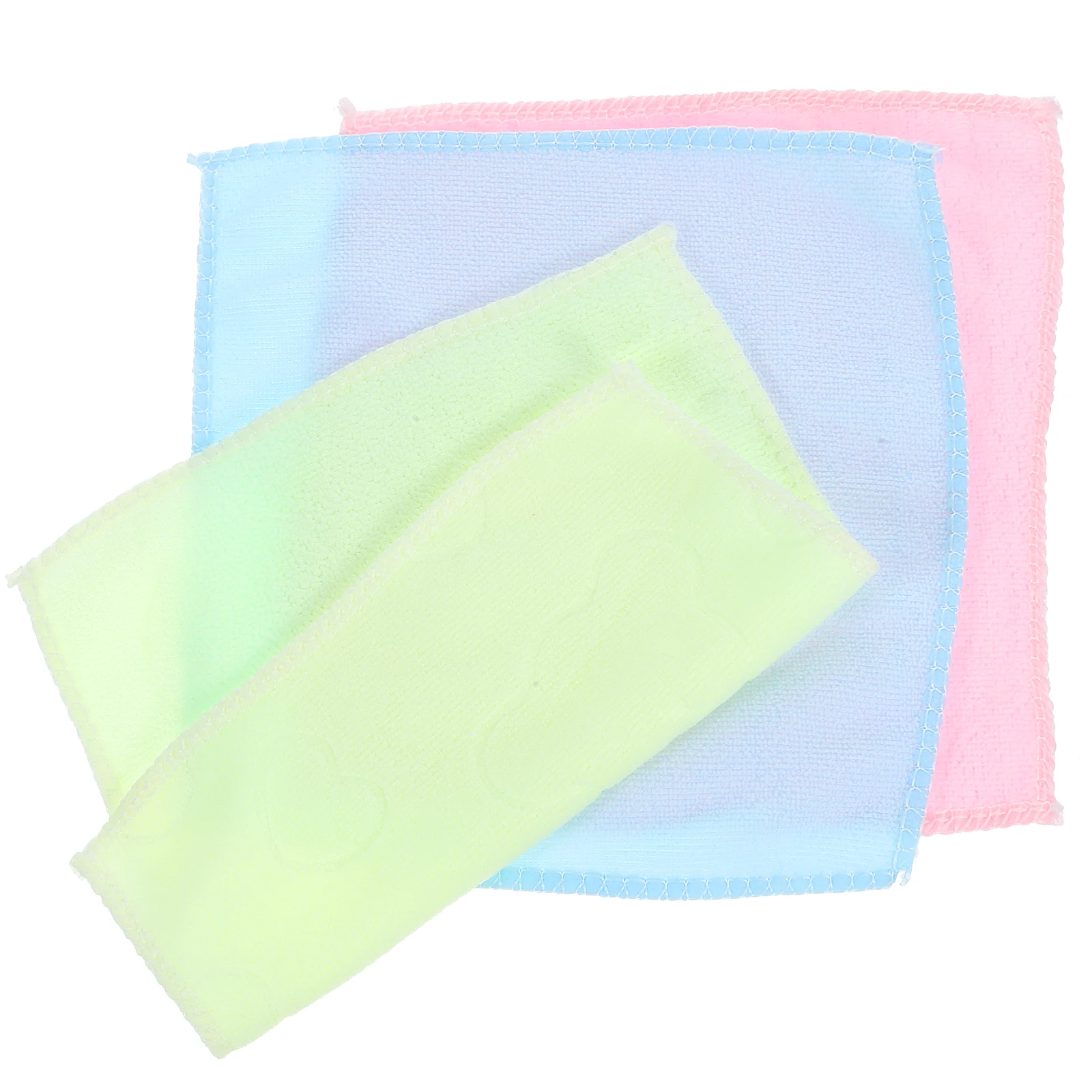 

10 Pcs/pack Pink Towels Cleaning Rags for Housekeeping Ultra-soft Multi-purpose Washcloth