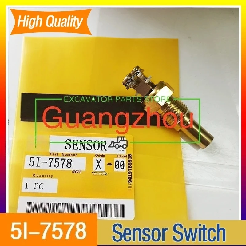 

For E320B Excavator Electrical Parts Engine Water Temperature Sensor 5I-7578 5i7578 Higher Quality Water Temperature Sensor