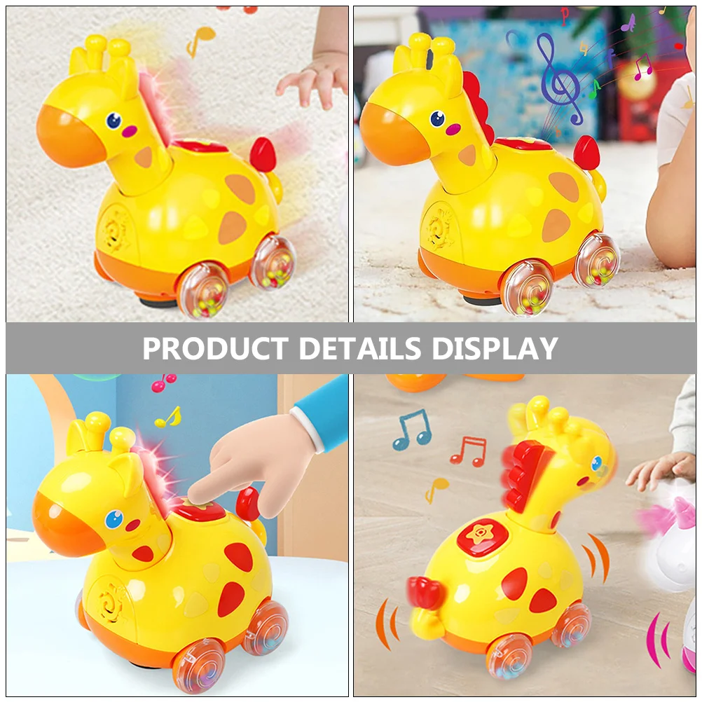 ألعوبة الزحف الزرافة، متعددة الوظائف، هيكل خفيف الوزن، سهولة المناورة، تعزز التنسيق بين الطفل