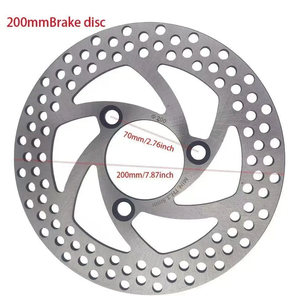 Drum To Disc Brake Modified Kit Tension Ring 70mm Pitch 200 220mm Brake Rotor For E-bike Electric Motorcycle Scooter view 5