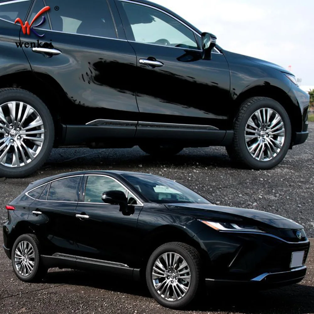 

Для Toyota Harrier Venza 2020 2021 2022 ABS корпус боковой двери молдинг линия крышка отделка протектор украшение внешние аксессуары