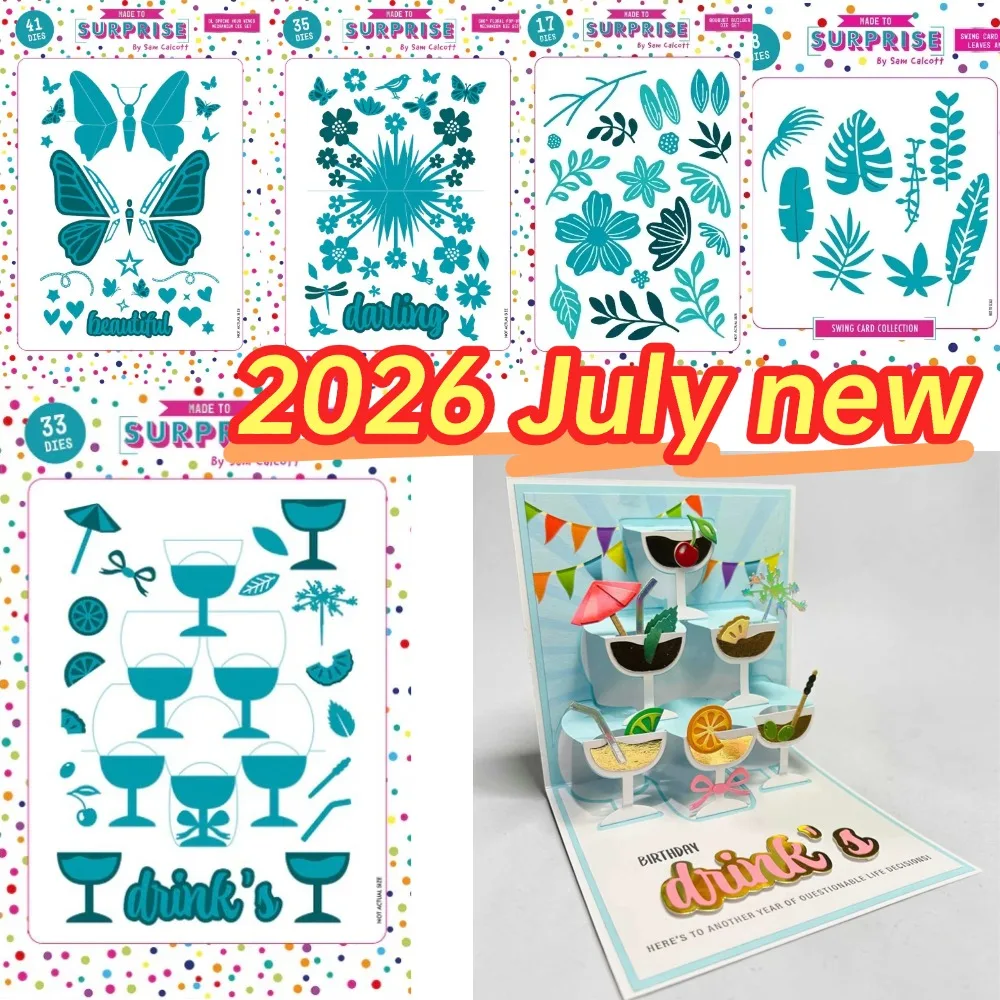 2026 Mai Neue Spezifikationen Metall-Stanzformen für DIY Scrapbooking Bastelarbeiten Fotoalbum-Vorlage Handgemachte Dekoration