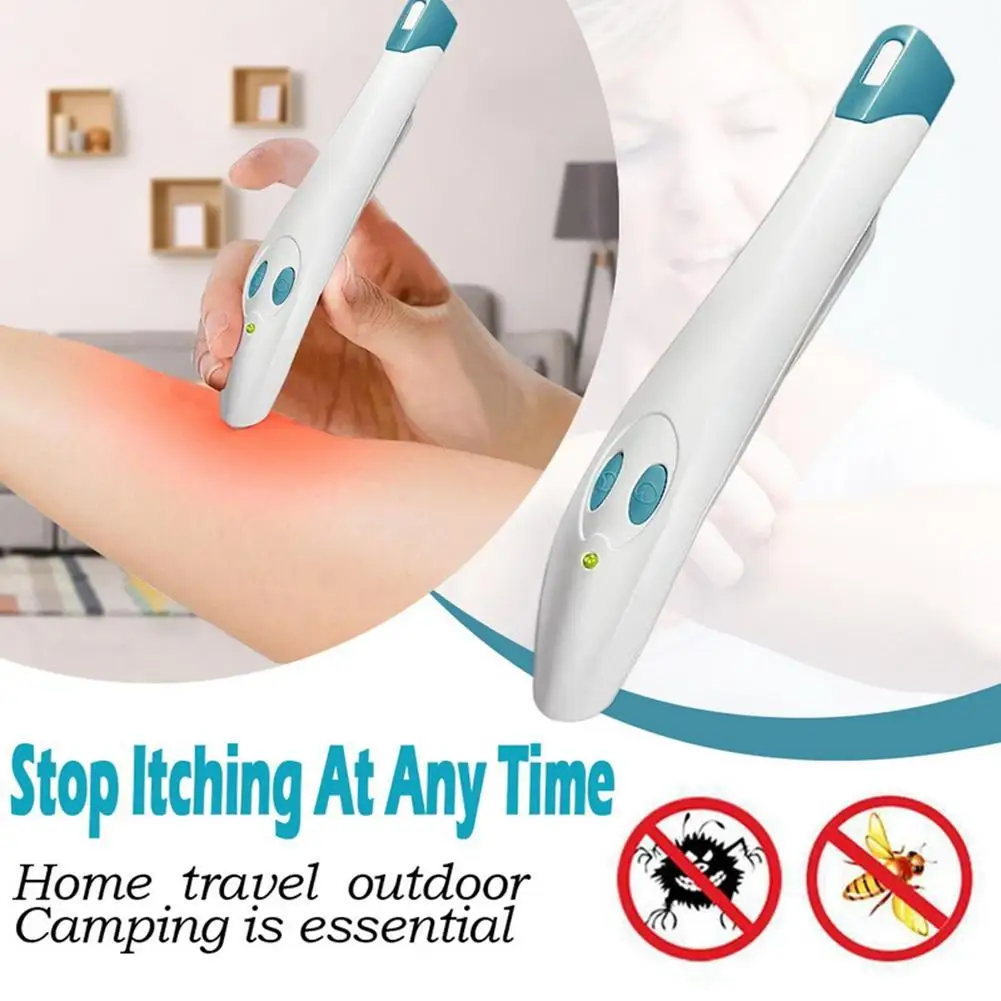 

Electronic Mosquito Bite Pen Relief Burning Pain & Swelling Relieve Stings Pen Adult Children Anti-Mosquito Itch Stick Stop Pen