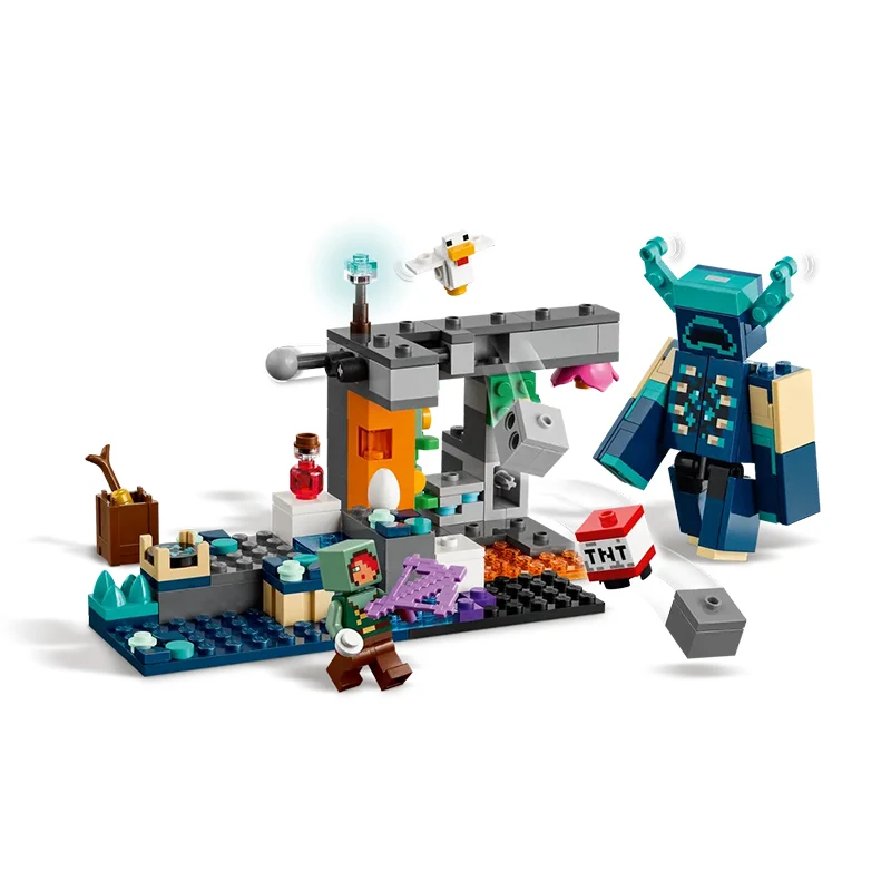 لعبة مكعبات بناء ليجو ماين كرافت سيريز 21274 باتل ساوند جارديان لعيد الأطفال هدية #4