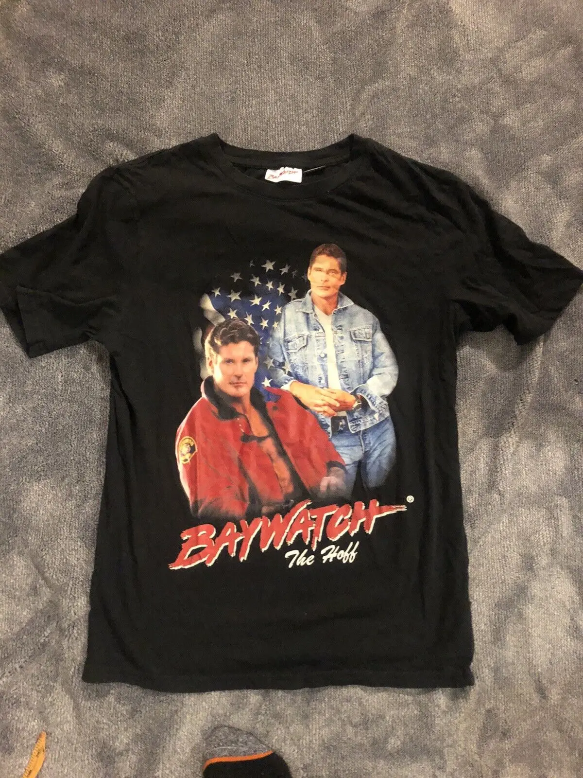 New Baywatch The Hoff T Shirt Sz Med David Hasselhoff NWOT Read Description