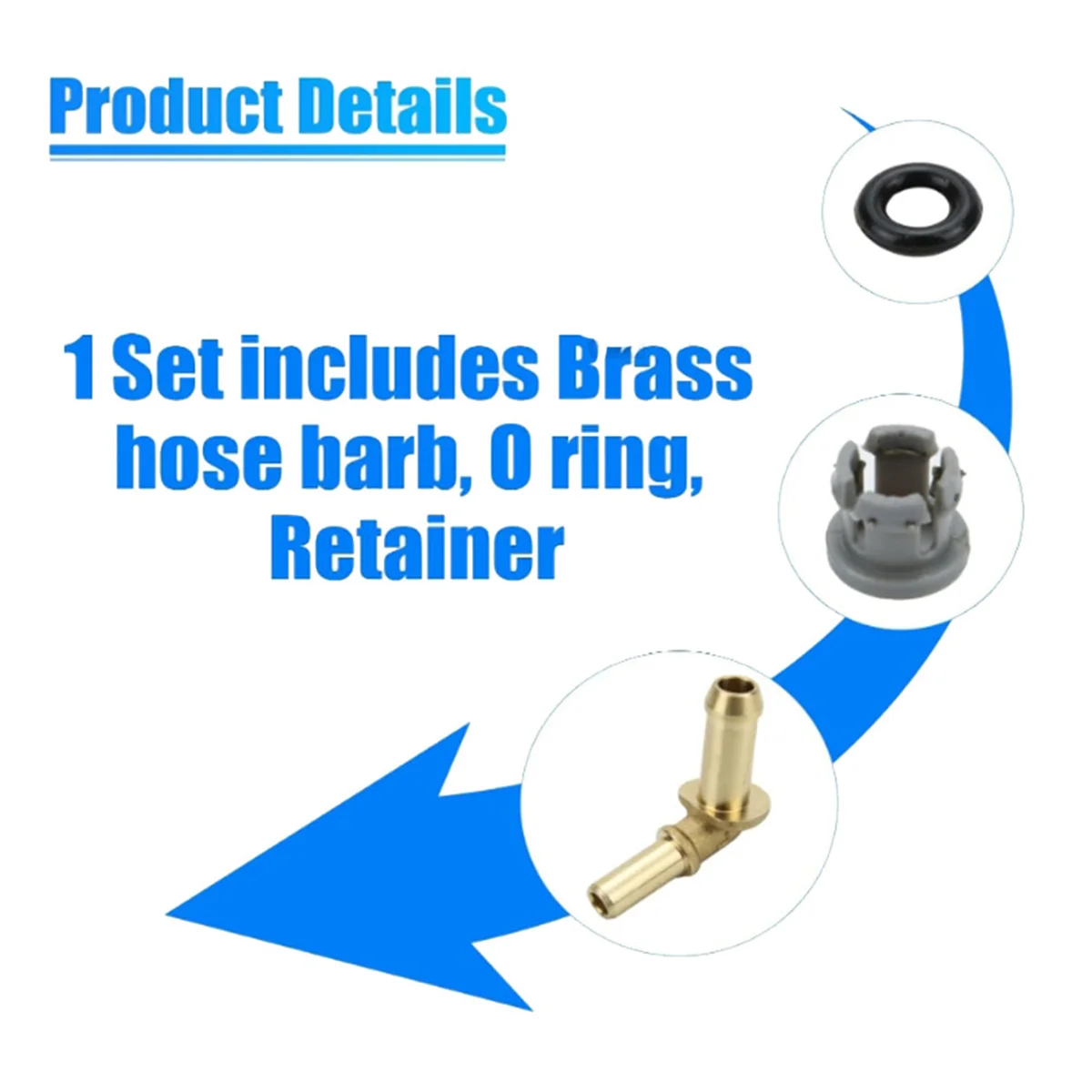 LR049990 Thermostat Water Outlet Hose Connector Kit for Land Rover Range Rover Sport 2010 Discovery 4