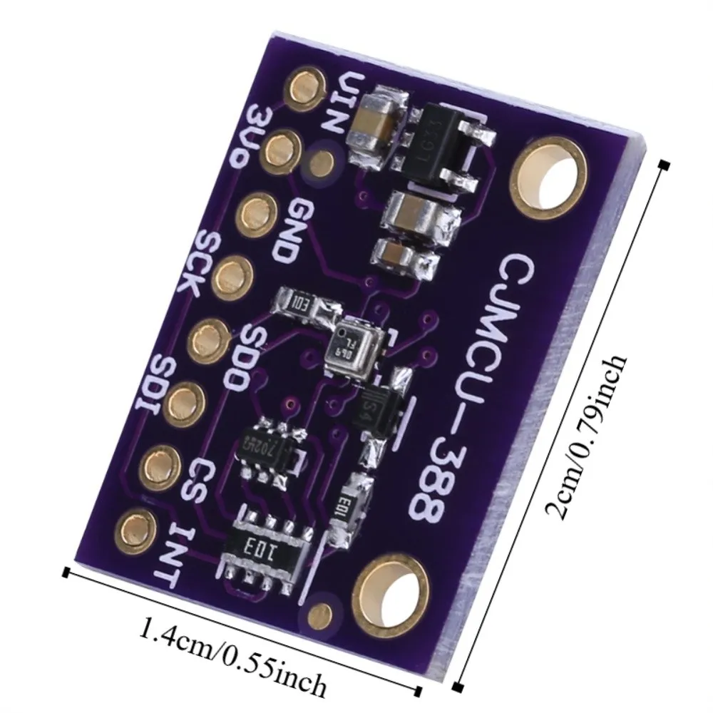 24Bit BMP388 Sensor Low Noise Low Power Air Pressure Sensor SPI Interface I2C Interface Temperature Sensor DIY Projects