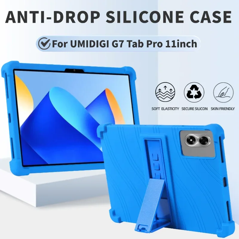 

Case For UMIDIGI G7 Tab Pro Tablet Shockproof Cover Teclast Android 13 Tablet Soft Silicon Stand Protective Shell