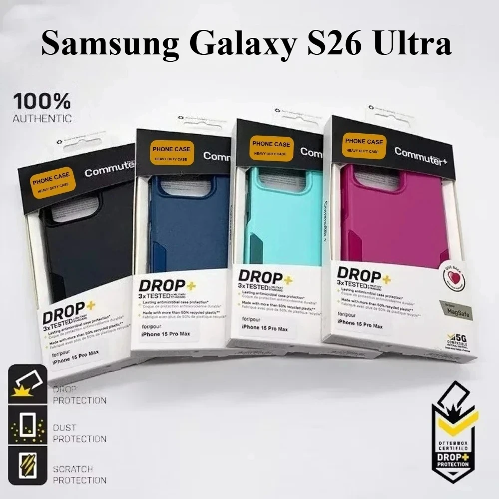 Funda Protectora Resistente Otter Armor Box Defender para Samsung S26Ultra S25 S24 S22 S23 S21 S25Edge S20 A57 A37 A27 A54 A16 A56 A55 A35 A15
