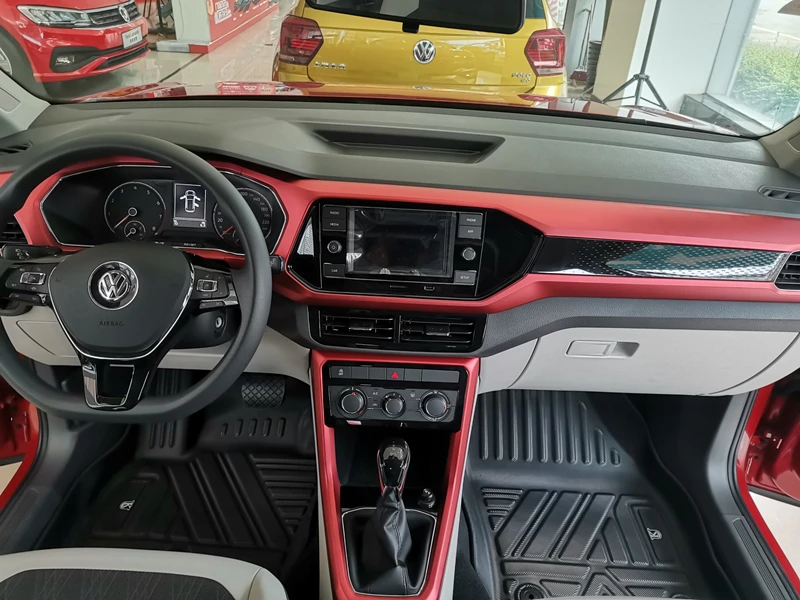 تستخدم لسجاد سيارة فولكس فاجن Tcross Tcross الحصير سيارة لجميع الأحوال الجوية مناسب لصيدات أرضية سيارة فولكس فاجن Tcross المقاومة للماء