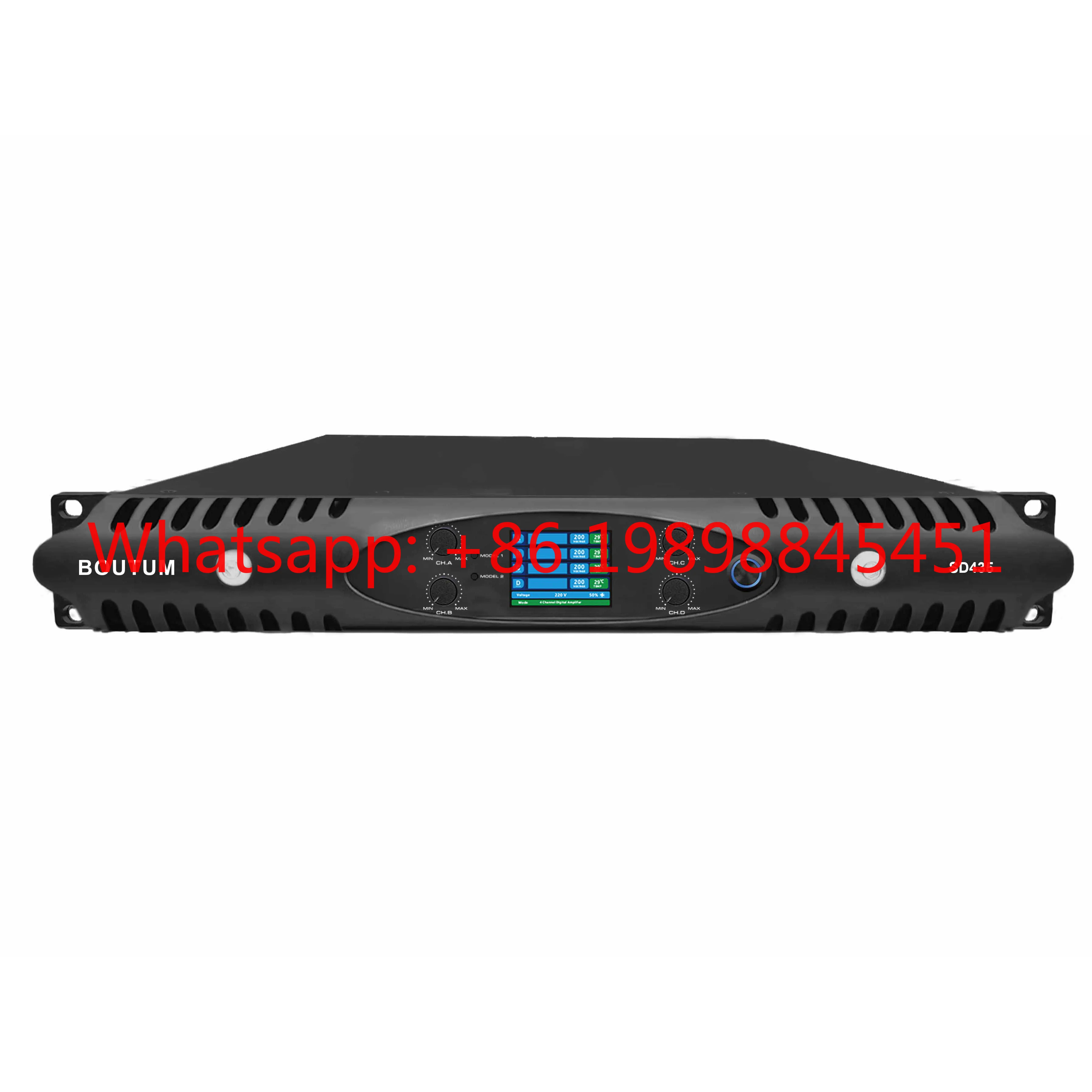 

Audio 1.5U Class D 4x3500W 8ohm Power Amplifier Subwoofer Speaker Professional Full Excellent Protection Functions Metal