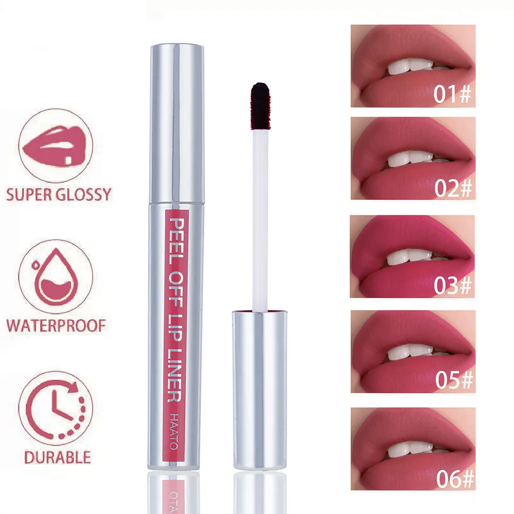 Descascar manchas labiais de longa duração, à prova d'água, rosa, à prova de matiz, natural, sem desbotamento, batons, maquiagem, cosméticos, presente feminino