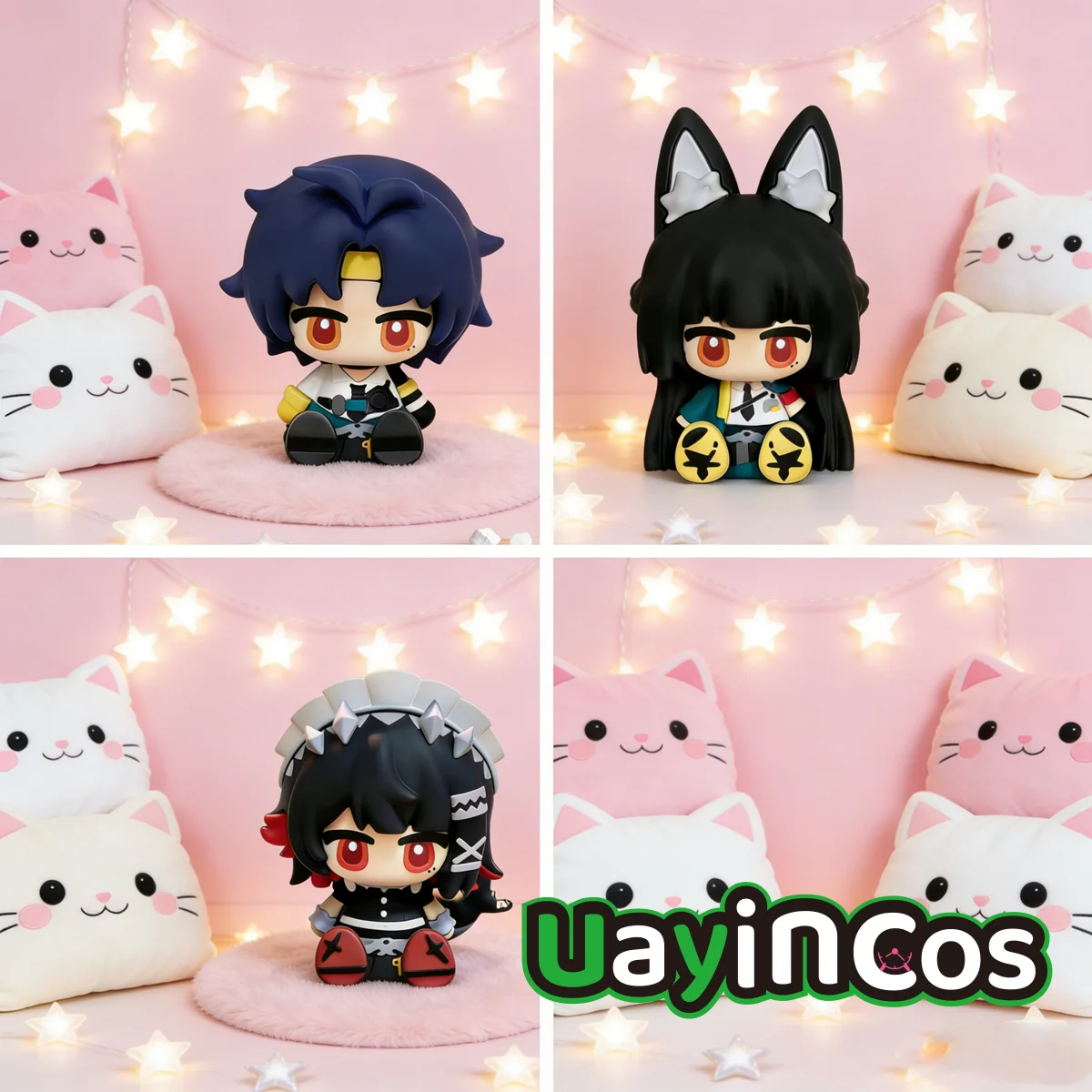 

In Stock Zenless Zone Zero Hoshimi Miyabi Ellen Joe Asaba Harumasa Stuffed 7cm Plushies Doll Clothes Ornaments Anime Figure Gam