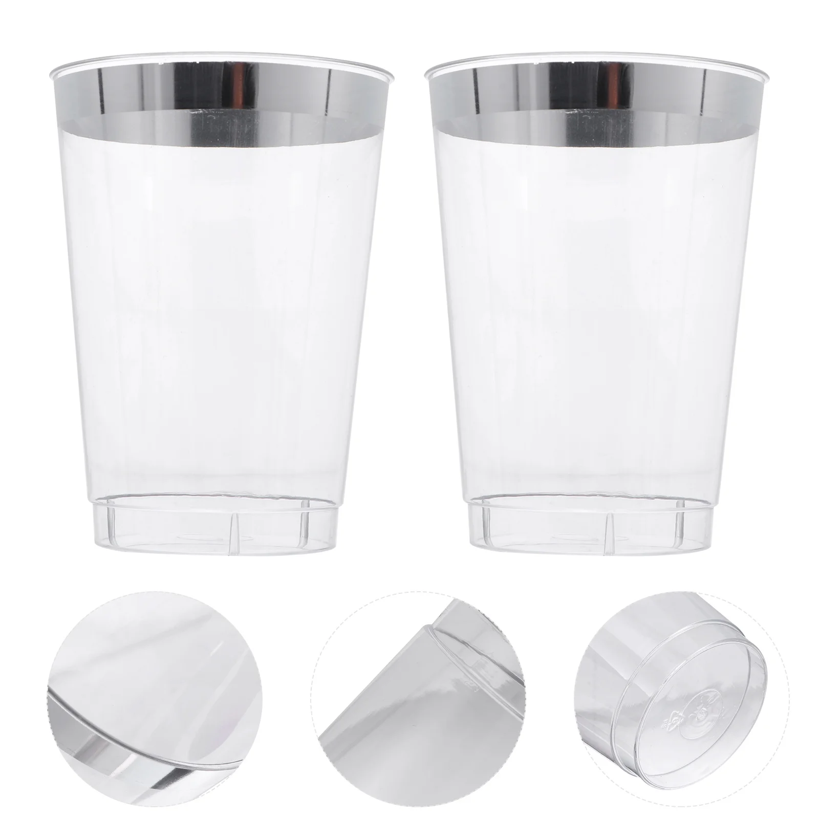 10 pz 360 ml tazze di gelato usa e getta bicchiere di plastica per uso alimentare per la festa bocca di grande calibro acqua calda fredda