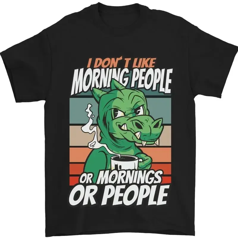 Dinosaurier I Dont Wie Morgen Leute Lustig Herren T-Shirt 100% Baumwolle