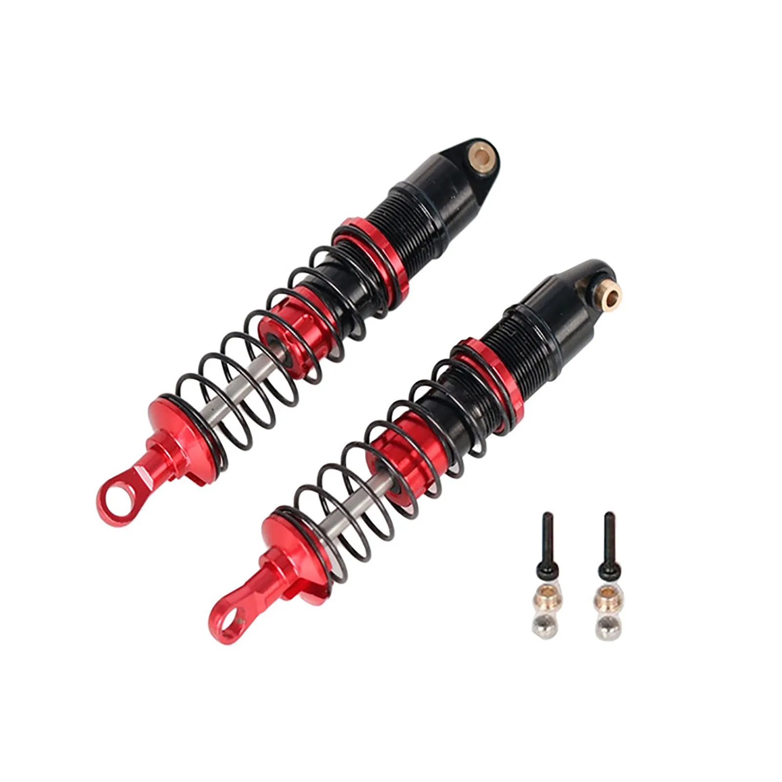 

2PCS Front Rear Shock Absorber Kit RC Car Upgrade Part for LOSI1/18mini-T 2.01/16MINI-B2WD Servo Accessories Metal