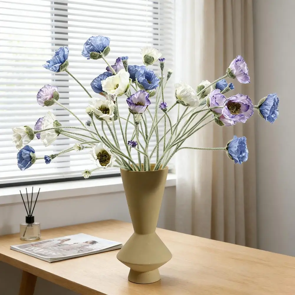 

Artificial Flower Artificial Silk Ranunculus Stems with Blooms Buds Faux Flower Arrangements for Wedding Decor Indoor Outdoor