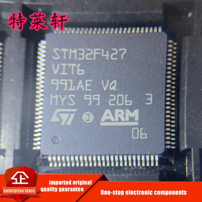 Chip genuíno do microcontrolador, STM32F427VIT6, STM32F427VIT6TR, STM32F427, LQFP100, novo