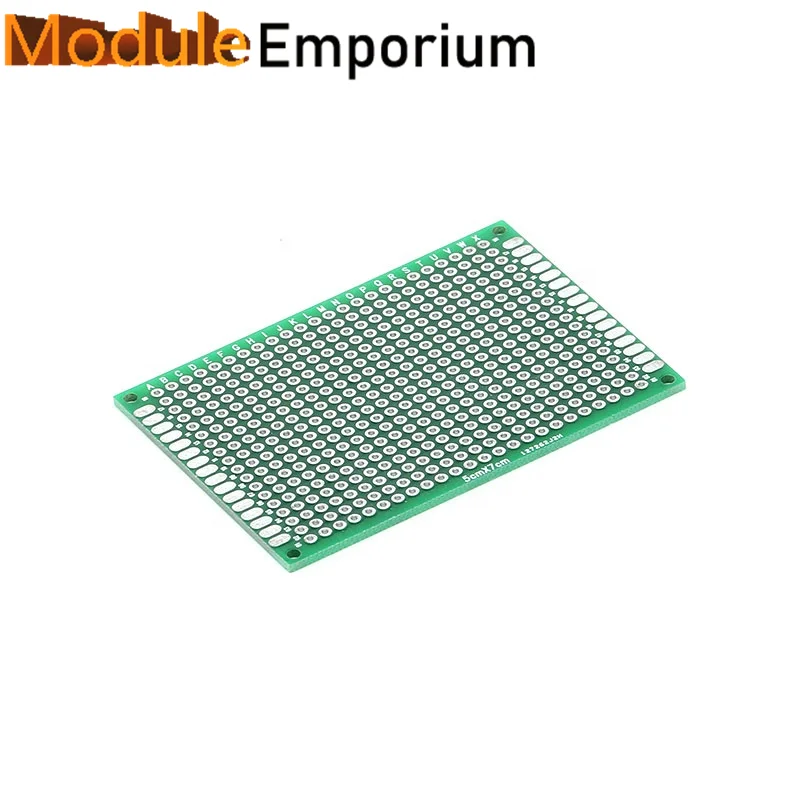 Double sided PCB plate 2.54mm 5*7CM pcb printed circuit board aluminum pcb