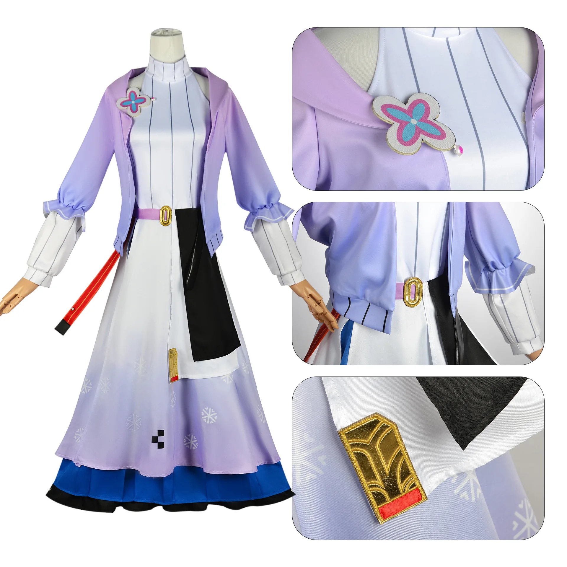 Giochi Honkai Star Rail marzo 7th Dan Heng Costume Cosplay giochi di ruolo congiunti Halloween Carnival Party Outfit Christmas Prop