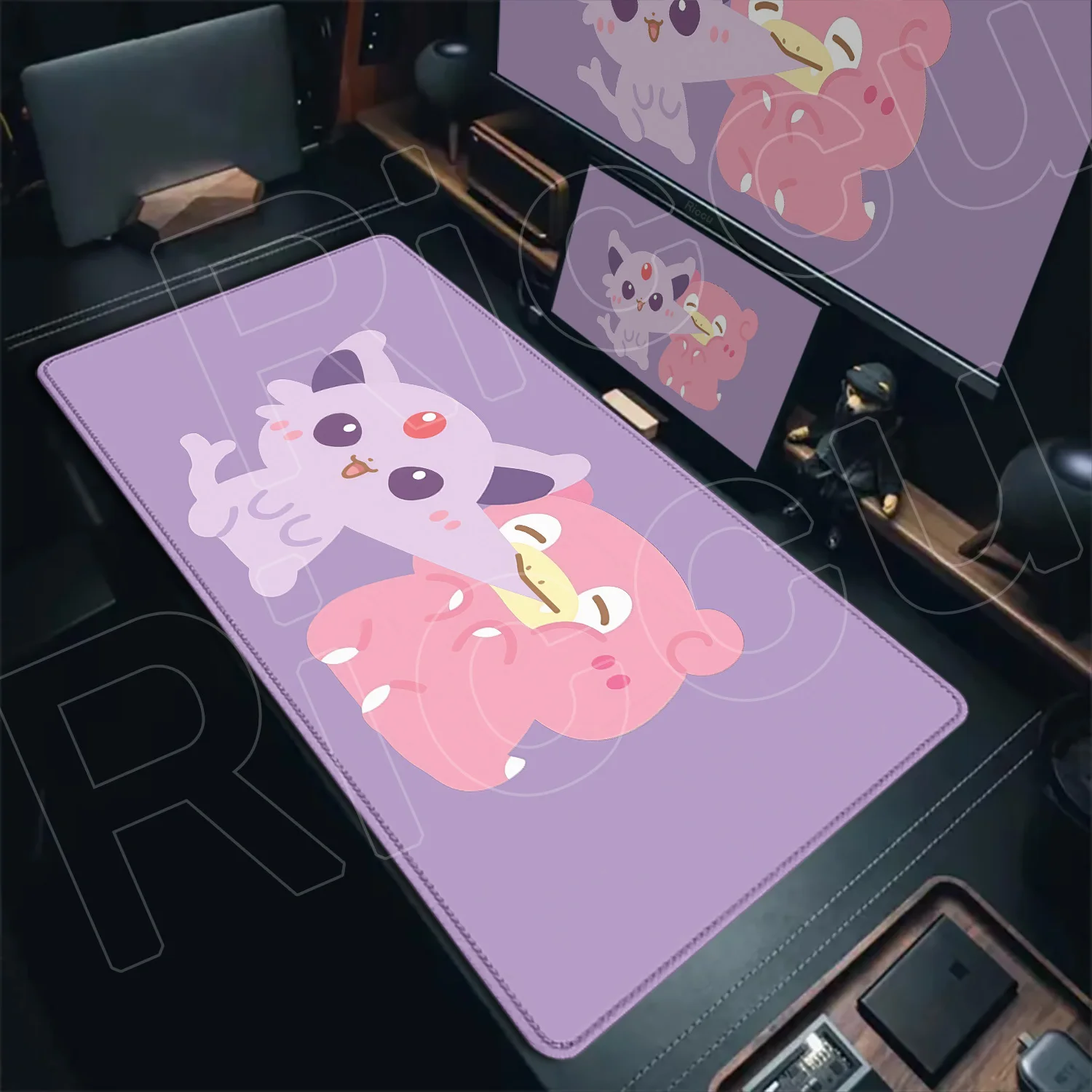 

XXL HD print Anime Gamer Mouse Pad carpet Eevee Kawaii Table pad Pokémon Keyboard Laptop PC Accessories Gaming Rubber Desk Mat
