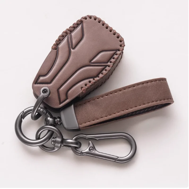 Genuine Leather for VOGE SR4MAX SR4 MAX 350 DS900X Play 2024 Motorcycle Key Case Modification Key Cover Holder Fob Accessories