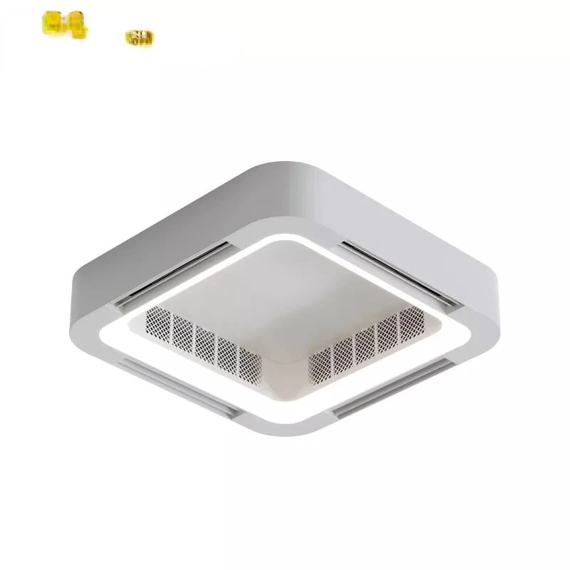 New Design App Remote Control Bladeless Modern Led Ceiling Fan With Light