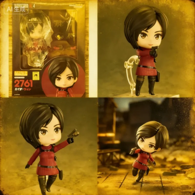 

for Good Smile Company NENDOROID 2761 for RESIDENT EVIL 4 Ada Wong Action Figure Collectible Toy Model Display Decoration for