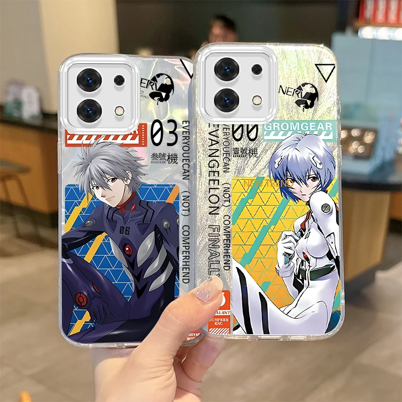 Anime E-Evangelions Ikari Shinji Phone Case for Redmi Note 13 12 11 10 9 ProPlus 13C 12C 10C 9C A2 A1 Hard Non-Slip Matte Covers