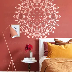 50cm - 90cm Stencil For Painting Wall Template Furniture Makers Decorative Decor Paint To Putty Mandala Big Round Flower S497