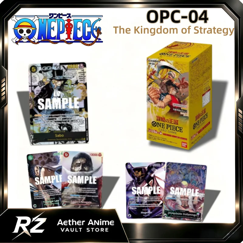 Anime Merchandise In Japanese - ONE PIECE Collectible Card OPCG-04 Cartoon