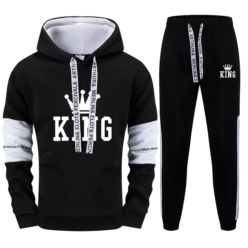 

Comfort Quality Daily Men's Tracksuit Autumn Winter Hot Sale Casual Hooded Outdoor Sports Single Piece Sweatshirt And Sweatpants
