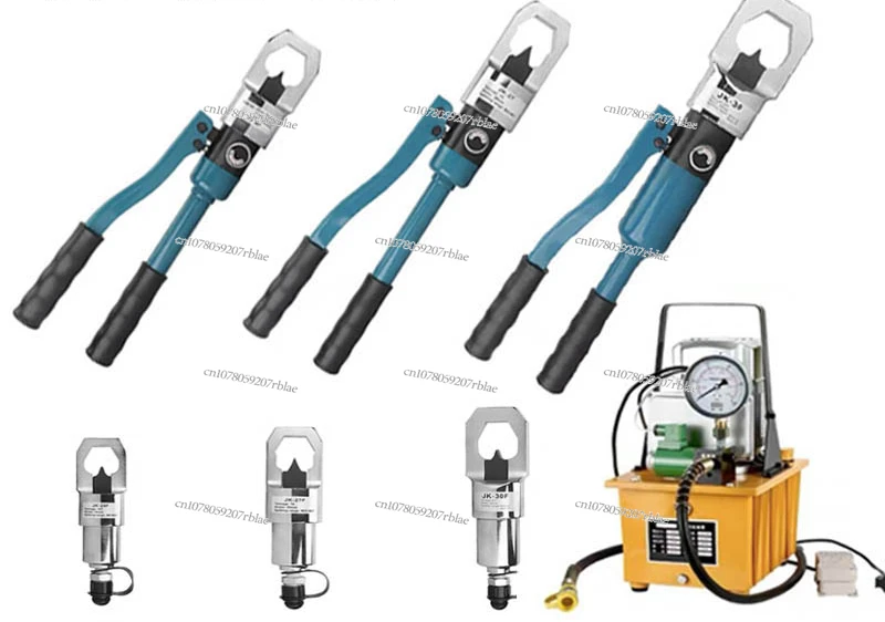 Manual Integral Hydraulic Nut Cutter Rusts and The Nut Is Damaged. Split Hydraulic Nut Cutting