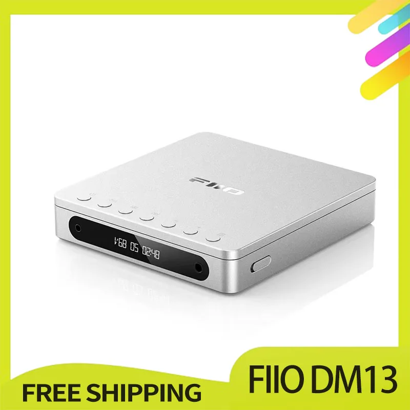 Fiio Dm13 Multifunctional Portable Cd Player Stereo With Battery Customied Supports Usb Ripping Optical/Coaxial/3.5mm/4.4mm