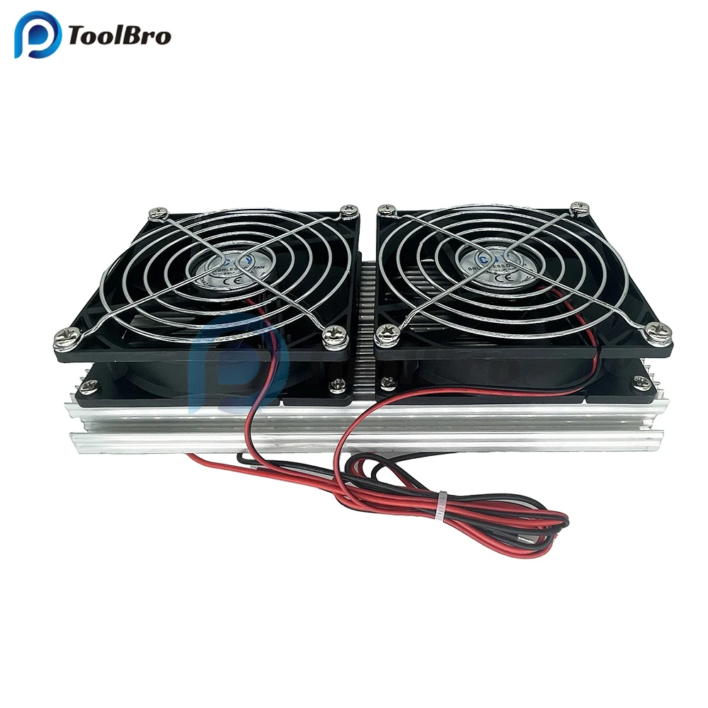 216W/18A 144W/12A 72W/6A DC 12V TEC12706 Electronic Semiconductor Refrigeration Cooler Peltier Radiator Water Cooling Sytem DIY