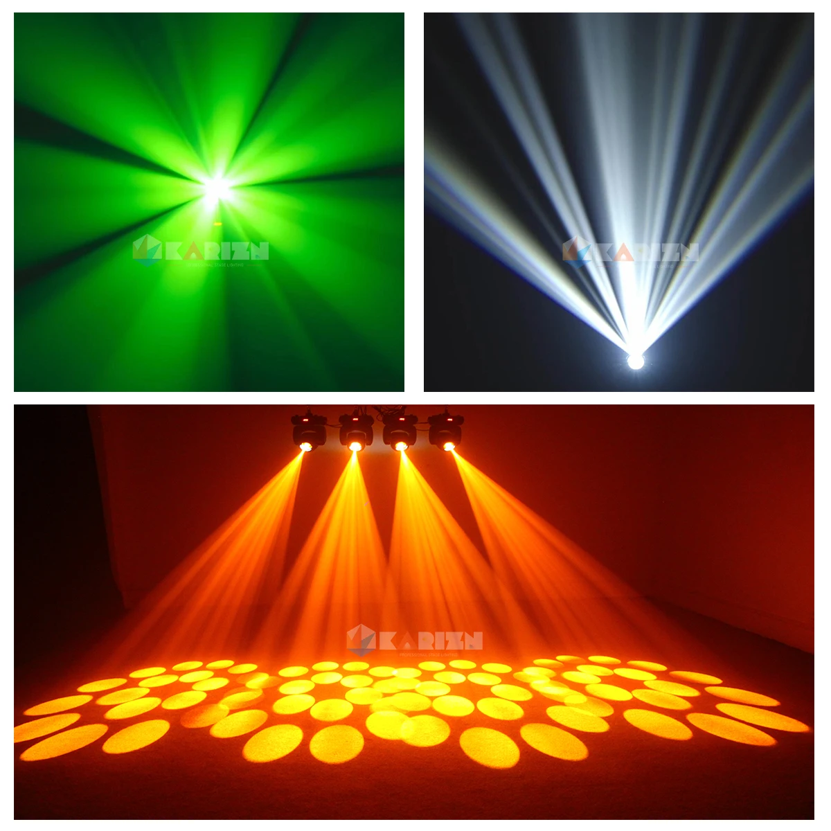 No Tax 2Pcs 100W Beam Gobo Light 18 Prism LED Spot Light Stage Effect Lighting DJ Disco Stage Moving Head Lights Stage