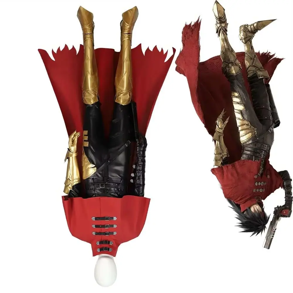 

Vincent Valentine Cosplay FFVII Game Men Fantasia Combat Uniform Halloween Carnival Party FF7 Warrior Disguise Suit