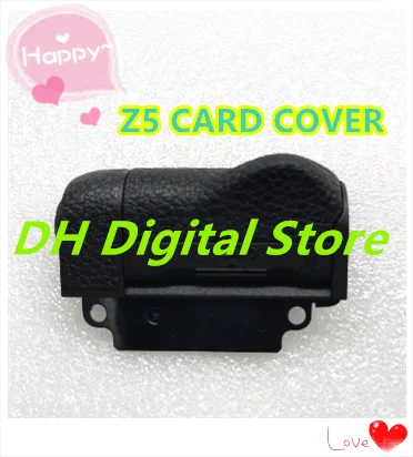 For Nikon Z5 CF SD Memory Card Chamber Slot Cover Door Cap With Grip Rubber NEW