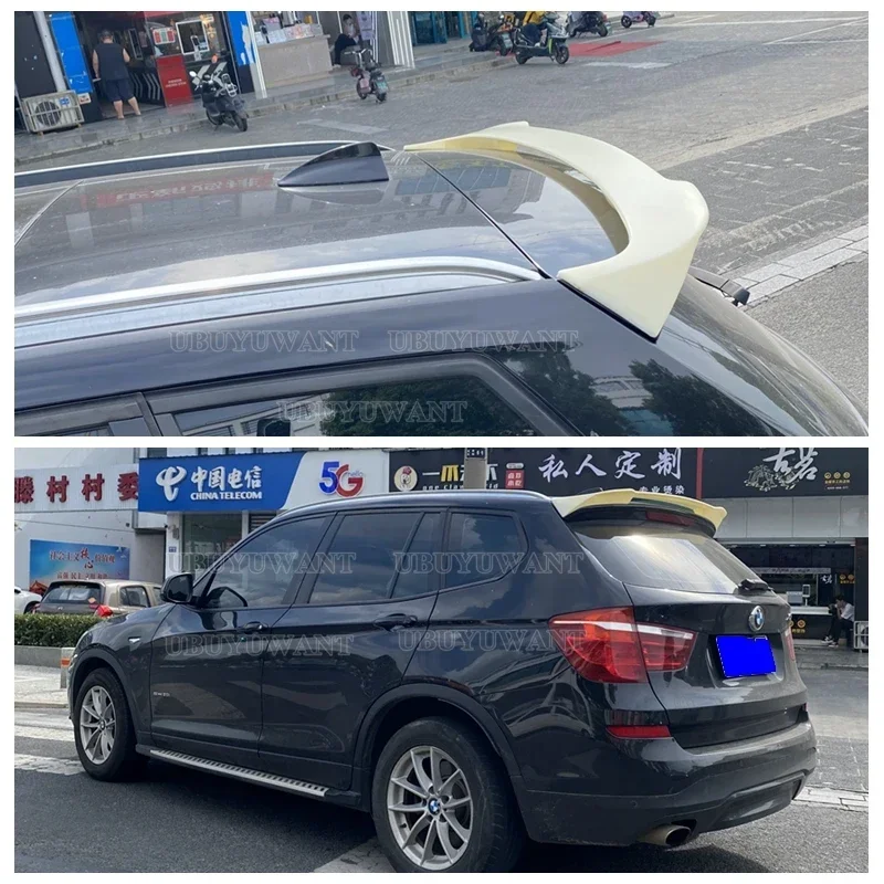 Подходит для спойлера BMW F25 x3 2011-2017, высококачественный АБС-материал, отделка для заднего крыла автомобиля, Праймер, цветной спойлер для багажника